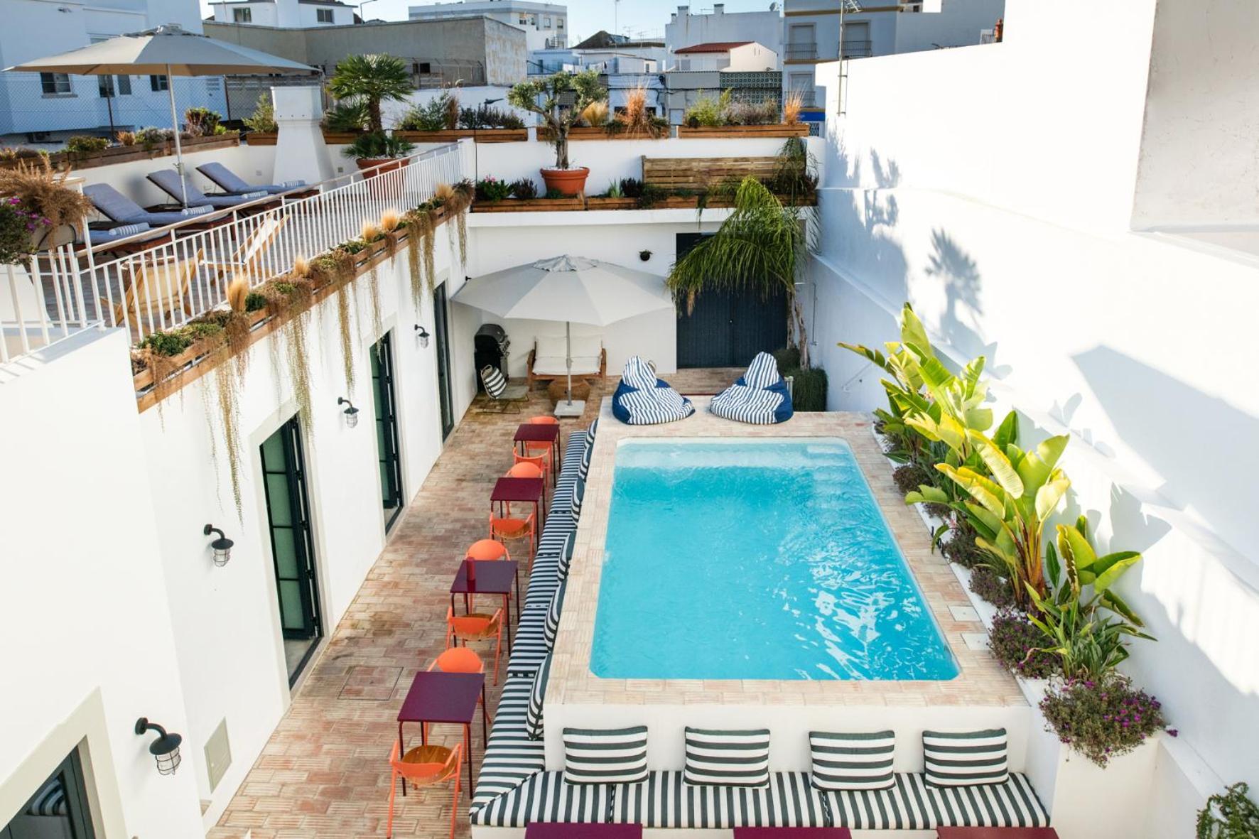 Casa Rosa Villa With Pool In Olhao Centre 외부 사진